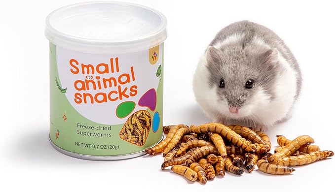 Niteangel Hamster Snack Toy - Natural treats for small animals for dwarf Syria robot hamsters, gerbils, rats or other small pets