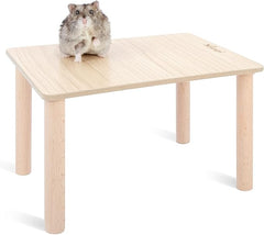 Niteangel Hamster Play Wooden Platform for Dwarf Syrian Hamsters Gerbils Mice Degus or Other Small Pets