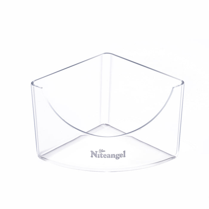 Niteangel Small Animal Sand-Bath Box - Acrylic Critter's Sand Bath Shower Room & Digging Sand Container for Hamsters Mice Lemming Gerbils or Other Small Pets