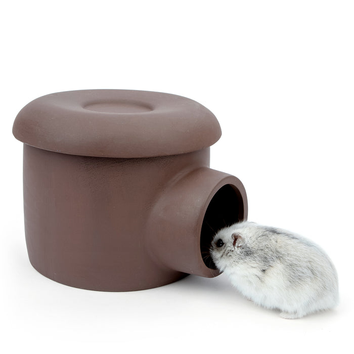 Niteangel Ceramic Hamster Tunnel & Tubes Hideout: for Dwarf Robo Syrian Hamsters Mice Rats or Other Small Animals