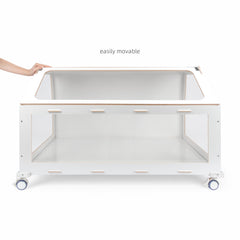 Niteangel Supplement Universal Wheel - Only Fits for Niteangel Vista Series - MDF Aspen Hamster Cage to Move Your Hamster Cage Simply (For Niteangel Vista - Oblique Opening Door)