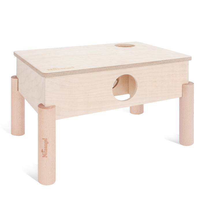 Niteangel Set of Beech Stilts for Elevating & Safely Setting Multi-Chamber Series Maze House