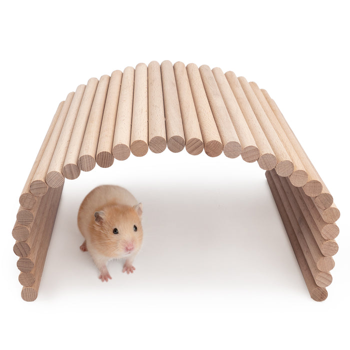 Niteangel Hamster Climbing Ladder Wooden Suspension Bridge for Small Animals