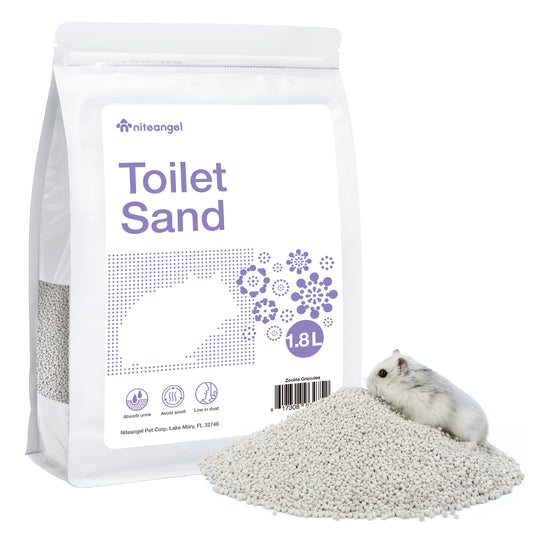 Niteangel Purple Label Hamster Bathing Sand for Syrian Dwarf Hamsters Gerbils Mice Lemming Degus or Other Small-Sized Pets