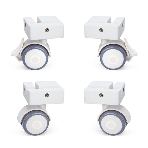 Niteangel Supplement Cage Wheels - Fits for Niteangel Bigger World - MDF Aspen Hamster Cage to Move Your Hamster Cage Simply