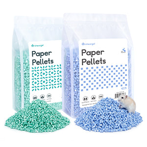 Niteangel Hamster Paper Pellets Bedding: - for Syrian Dwarf Hamsters Gerbils Mice Mouse Lemming Degus or Other Small-Sized Pets