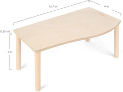 Niteangel Hamster Birch Wood Platform for Small aminals' Food Bowl Drinking Bottle and Other cage Accessories