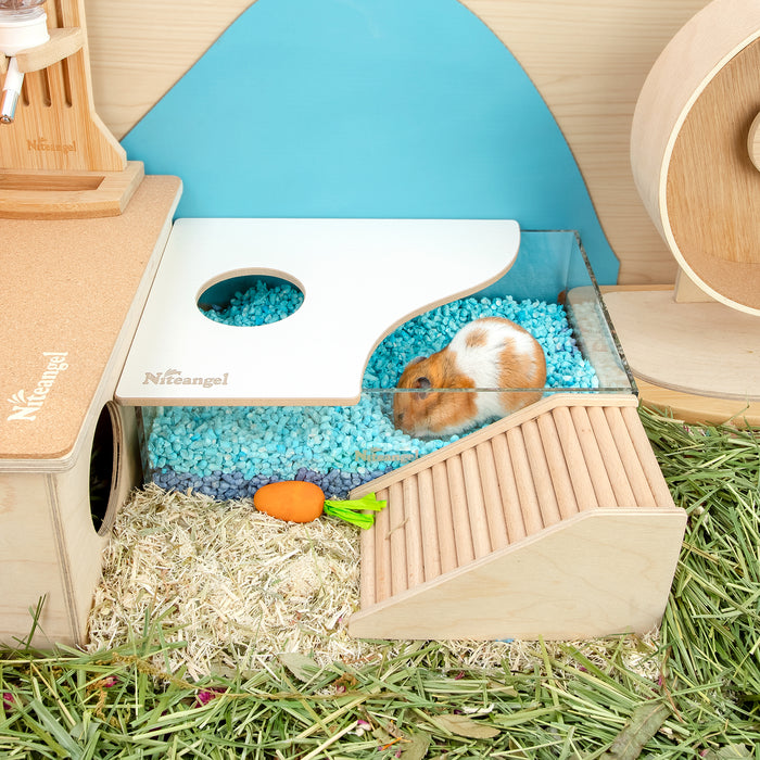 Niteangel Hamster Paper Pellets Bedding: - for Syrian Dwarf Hamsters Gerbils Mice Mouse Lemming Degus or Other Small-Sized Pets