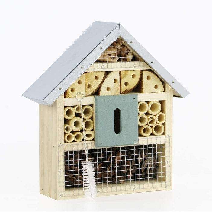 Niteangel Natural Wooden Insect Hotel, Garden Insect House for Ladybugs, lacewings, Butterfly, Bee, Bug