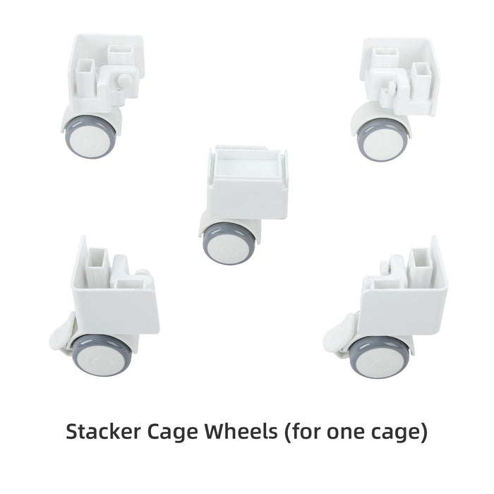 Niteangel Stacker Series Hamster Cage: - Stackable & Large Glass Terrarium (ca. 558 Sq In) for Hamster or other Small-sized Pets