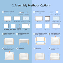 Niteangel Visible Hamster Digging Box: - for Syrian Dwarf Roborovski Campbell Hamsters