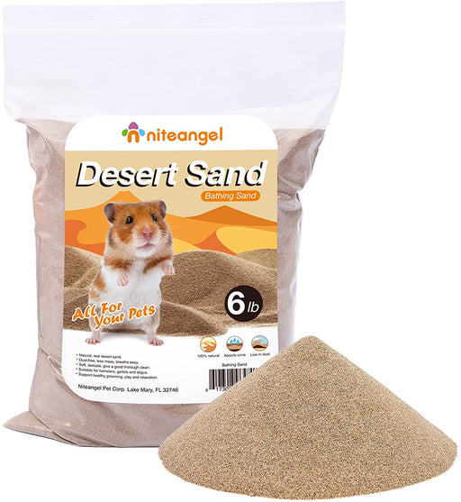 Niteangel Desert Bathing Desert Sand for Hamster Gerbil Mice Degu or Other Small Pets