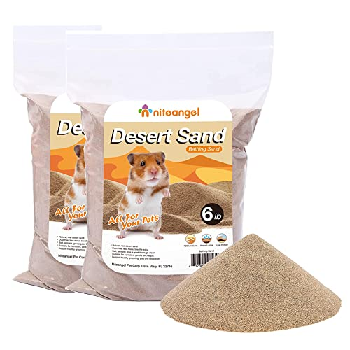 Niteangel Desert Bathing Desert Sand for Hamster Gerbil Mice Degu or Other Small Pets