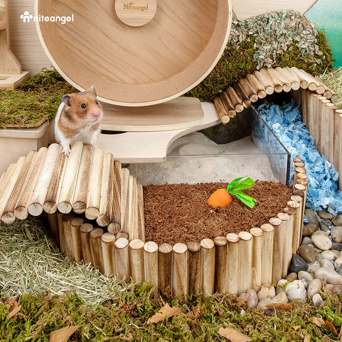Niteangel Coco Chips/Peat Dry Digging & Burrowing Base for Rodent Pets