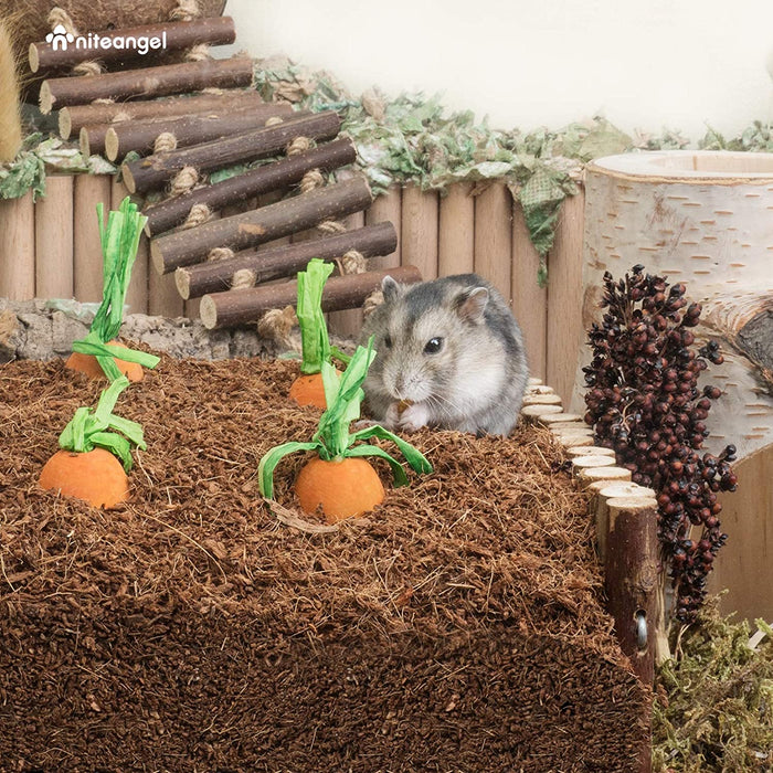 Niteangel Coco Chips/Peat Dry Digging & Burrowing Base for Rodent Pets