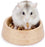 Niteangel Wooden Hamster Feeding Bowl - Small Animal Food Dish for Dwarf Syrian Hamsters Gerbils Mice Degus or Other Similar