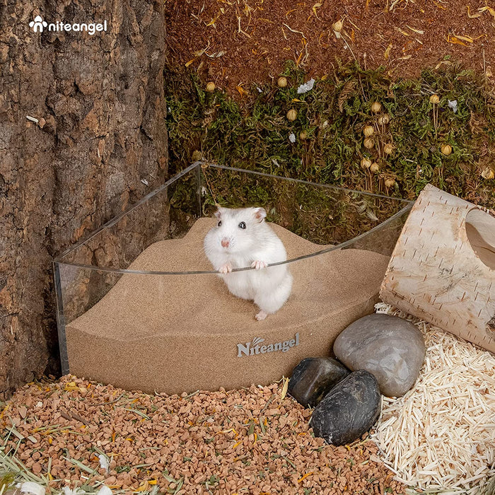 Niteangel Desert Bathing Desert Sand for Hamster Gerbil Mice Degu or Other Small Pets