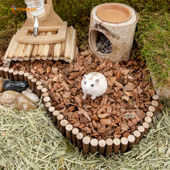 Niteangel Coco Chips/Peat Dry Digging & Burrowing Base for Rodent Pets