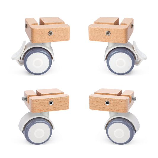 Niteangel Supplement Universal Wheel - Only Fits for Niteangel Vista Series - MDF Aspen Hamster Cage to Move Your Hamster Cage Simply (For Niteangel Vista - Oblique Opening Door)