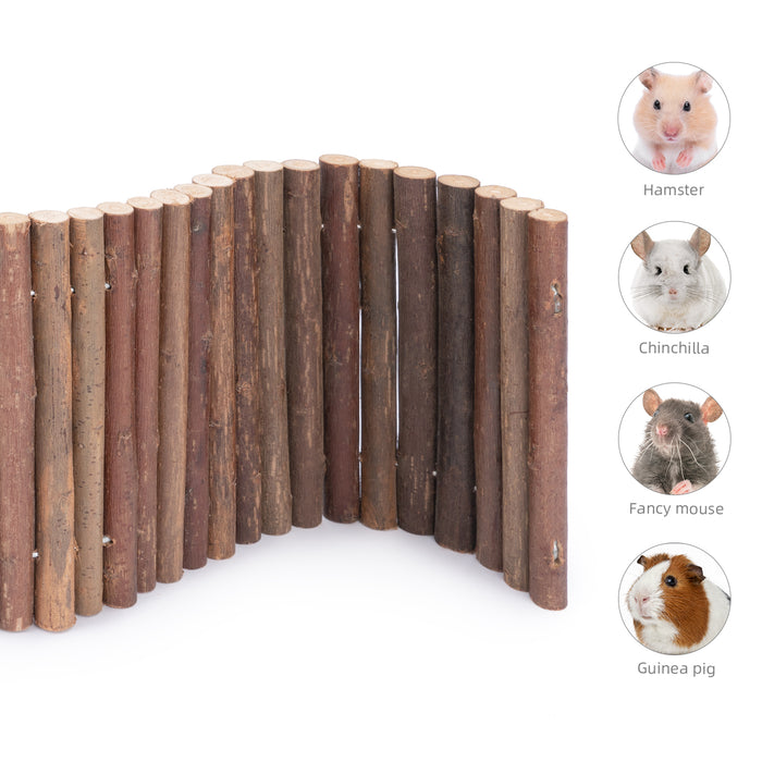 Niteangel Wooden Ladder Bridge, Hamster Mouse Rat Rodents Toy, Small Animal Chew Toy