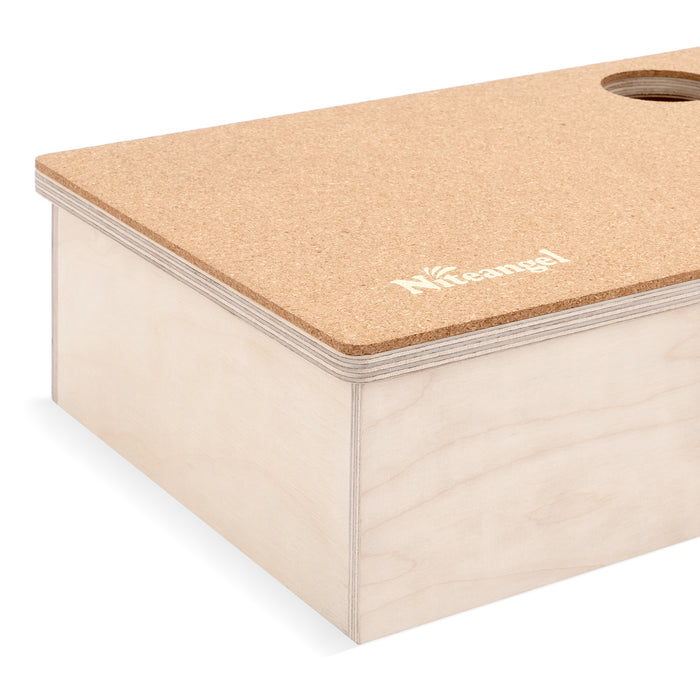 Niteangel Protective & Water-Repellent Cork Mat: - Suitable for The Top Platform of Multi-Chamber Maze House Designed