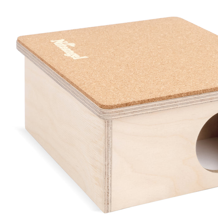 Niteangel Hamster Chamber's Protective Cork Mat: Fit for Removable Lid of Hamster 2-Chamber or Rectangular 3-Chamber Maze House only