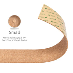 Niteangel Replacement Cork Running Track - Fits for Wooden Hamster Wheel Series | Acrylic Hamster Exercise Wheel w/ Cork Track | Dark Cloud Hamster Wheel Series
