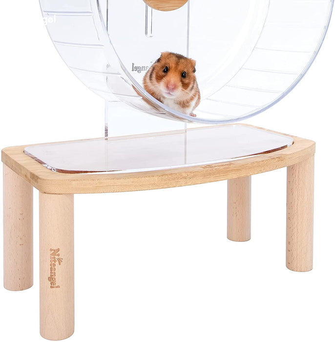 Niteangel Anti-Slide Hamster Wheel Platform - Fits Super-Silent Hamster Wheel | Acrylic Wheel | Wooden Wheel | Cloud Series Hamster Wheel