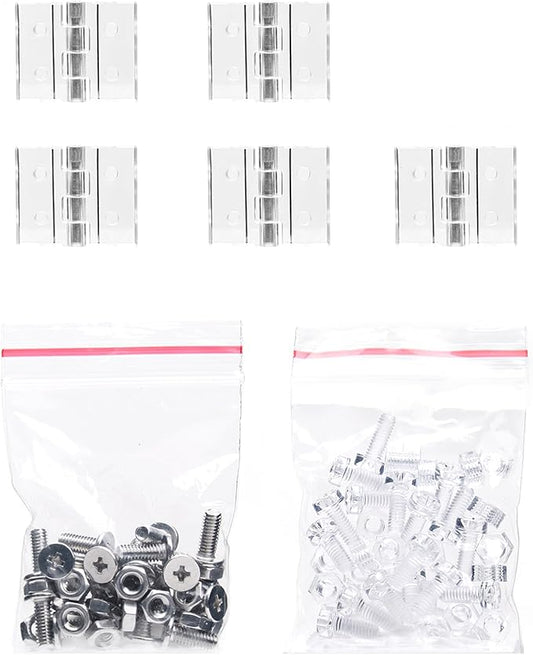 Niteangel Stacker Hamster Cage Accessories - Stacker Cage Wheels or Stacking Holders or Replacement Glass Board for Hamster Gerbil Mice Degu Or Other Small-Sized Pet (Replacement Hinge(2nd Version))