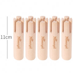 Niteangel Set of Beech Stilts for Elevating & Safely Setting Multi-Chamber Series Maze House