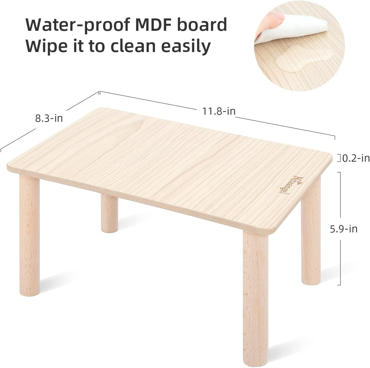 Niteangel Hamster Play Wooden Platform for Dwarf Syrian Hamsters Gerbils Mice Degus or Other Small Pets