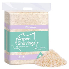 Niteangel 65L Aspen Shaving Hamster Beddings for Syrian Dwarf Hamster Gerbil Mice Degu Rat Rabbit Bunny Guinea Pig Chinchilla Hedgehog or Other Small Pets