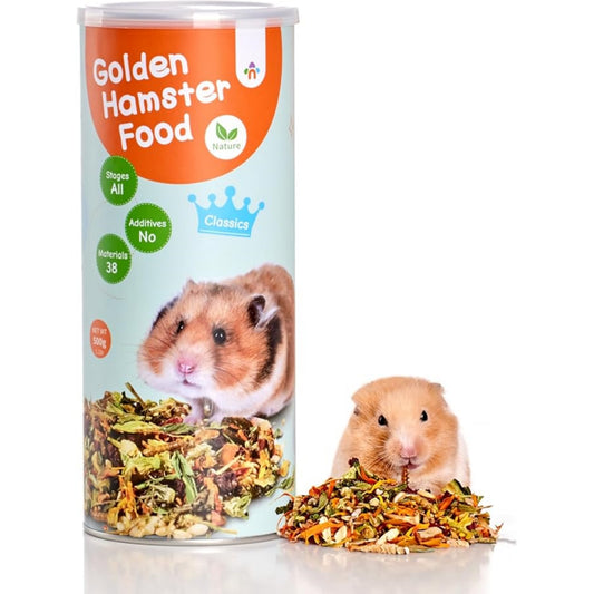 Niteangel Hamster Food & Treats Toy - Small Animal Natural Food for Syrian Golden Hamsters or Other Small-Sized Pets
