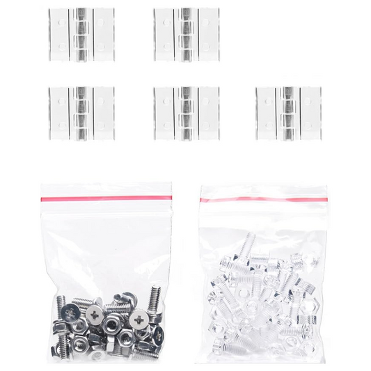 Niteangel Stacker Hamster Cage Accessories - Stacker Cage Wheels or Stacking Holders or Replacement Glass Board for Hamster Gerbil Mice Degu Or Other Small-Sized Pet (Replacement Hinge(2nd Version))