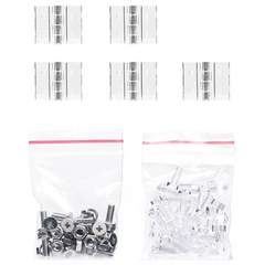 Niteangel Stacker Hamster Cage Accessories - Stacker Cage Wheels or Stacking Holders or Replacement Glass Board for Hamster Gerbil Mice Degu Or Other Small-Sized Pet (Replacement Hinge(2nd Version))