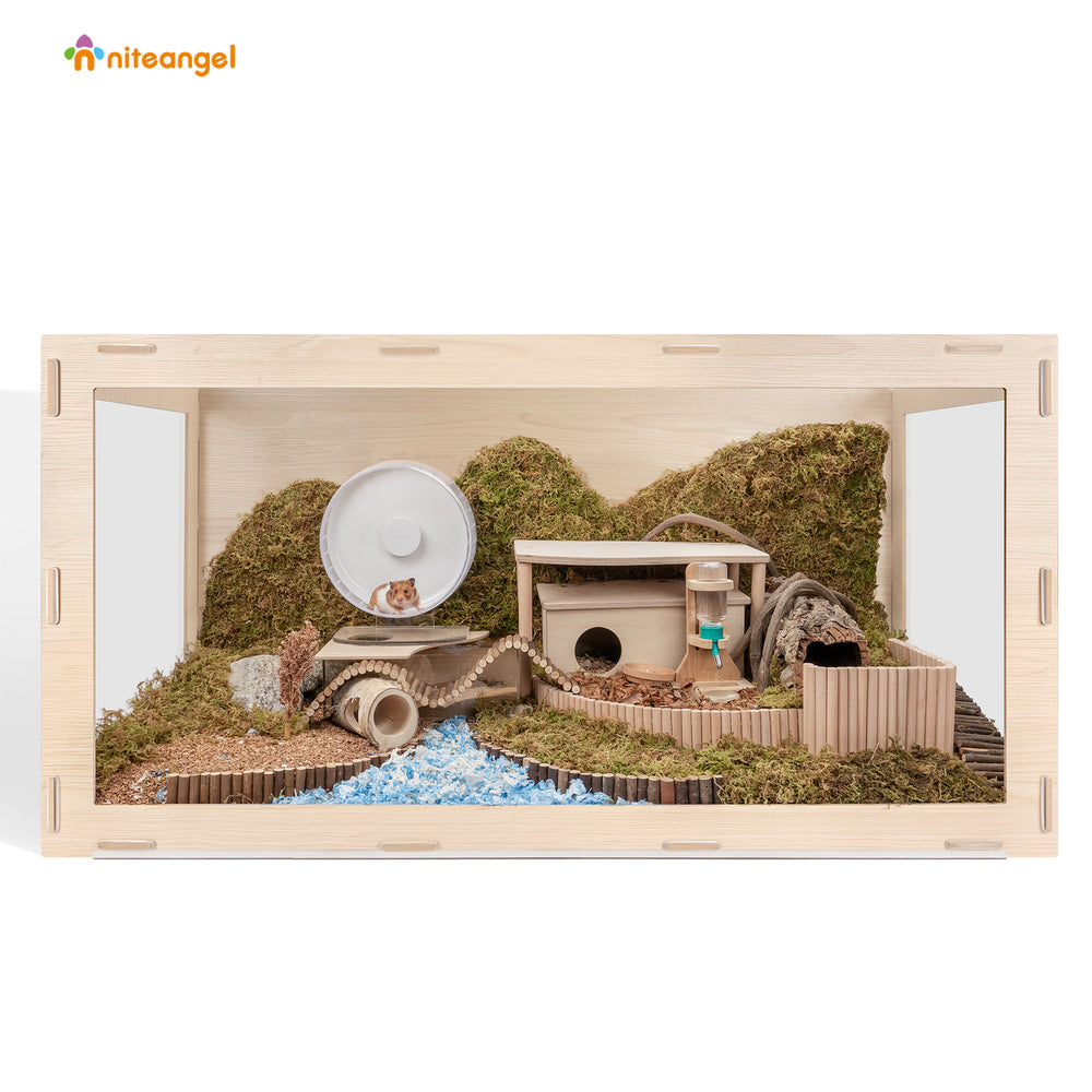 Forladt Ubetydelig portugisisk Niteangel Bigger World MDF Terrarium Aspen Poplar Wooden Enclosure for —  Niteangel Pet