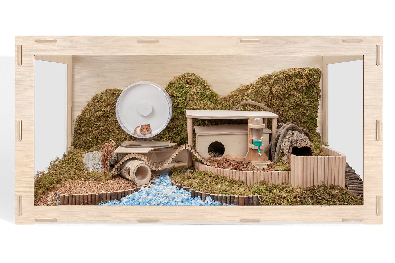 Niteangel Stacker Series Hamster Cage Stackable & Large Glass Terra