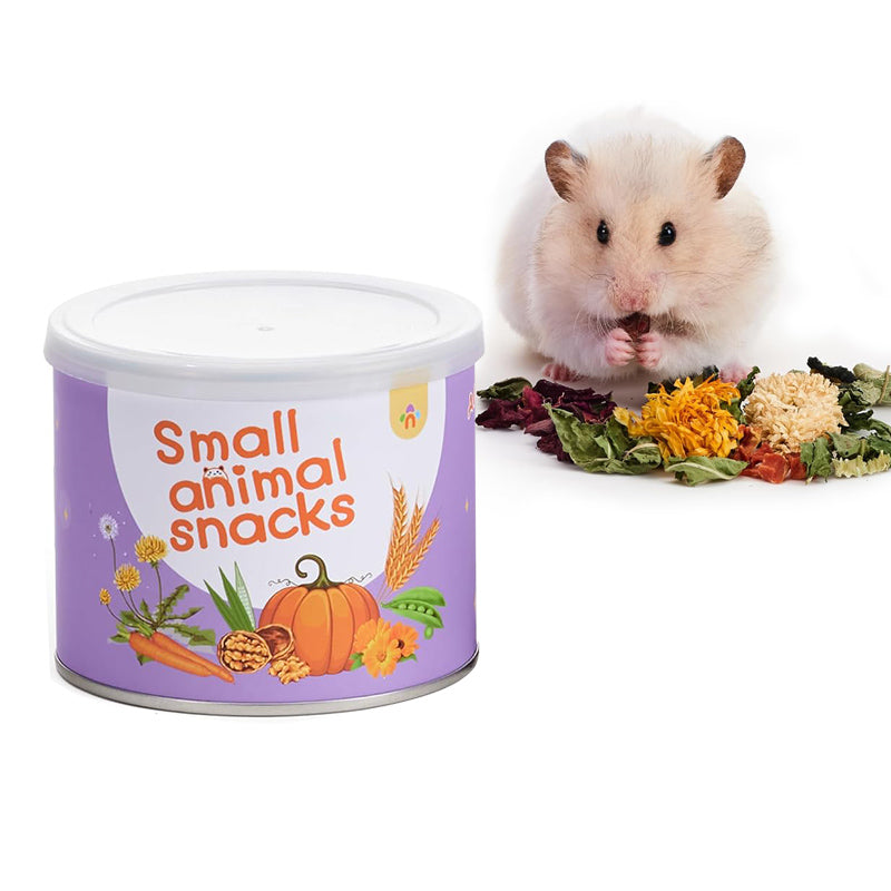 Niteangel Hamster Snack & Treats Toy - Small Animal Natural Treat Mix for Dwarf Syrian Robo Hamsters Gerbils Mice Lemmings Degus or Other Small-Sized Pets