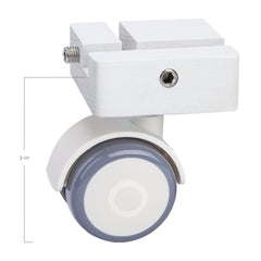 Niteangel Supplement Universal Wheel - Only Fits for Niteangel Vista Series - MDF Aspen Hamster Cage to Move Your Hamster Cage Simply (For Niteangel Vista - Oblique Opening Door)