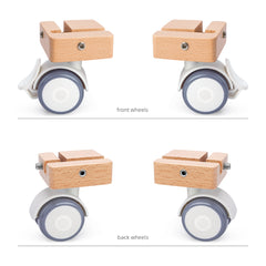 Niteangel Supplement Universal Wheel - Only Fits for Niteangel Vista Series - MDF Aspen Hamster Cage to Move Your Hamster Cage Simply (For Niteangel Vista - Oblique Opening Door)