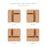 Niteangel Supplement Universal Wheel - Only Fits for Niteangel Vista Series - MDF Aspen Hamster Cage to Move Your Hamster Cage Simply (For Niteangel Vista - Oblique Opening Door)