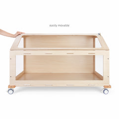 Niteangel Supplement Universal Wheel - Only Fits for Niteangel Vista Series - MDF Aspen Hamster Cage to Move Your Hamster Cage Simply (For Niteangel Vista - Oblique Opening Door)