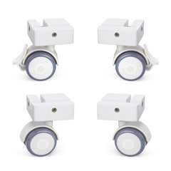 Niteangel Supplement Universal Wheel - Only Fits for Niteangel Vista Series - MDF Aspen Hamster Cage to Move Your Hamster Cage Simply (For Niteangel Vista - Oblique Opening Door)