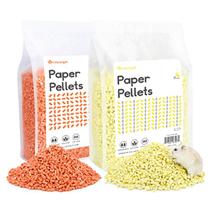 Niteangel Hamster Paper Pellets Bedding: - for Syrian Dwarf Hamsters Gerbils Mice Mouse Lemming Degus or Other Small-Sized Pets