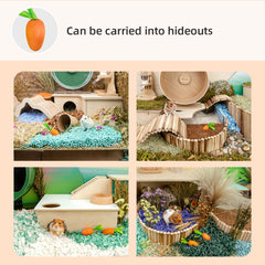 Niteangel Hamster Chew & Decor Toys: - for Syrian Dwarf Hamsters Gerbils Mice Lemming Degu or Other Small-Sized Pets