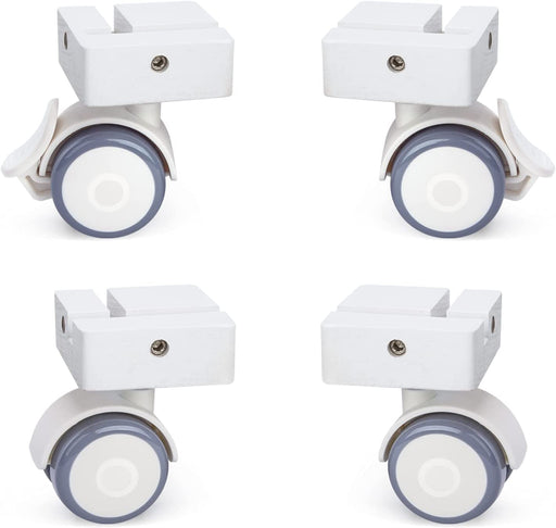 Niteangel Supplement Cage Wheels - Fits for Niteangel Bigger World - MDF Aspen Hamster Cage to Move Your Hamster Cage Simply