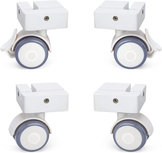 Niteangel Supplement Cage Wheels - Fits for Niteangel Bigger World - MDF Aspen Hamster Cage to Move Your Hamster Cage Simply