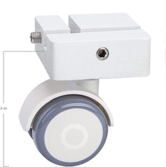 Niteangel Supplement Cage Wheels - Fits for Niteangel Bigger World - MDF Aspen Hamster Cage to Move Your Hamster Cage Simply