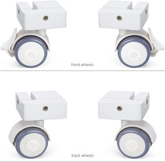 Niteangel Supplement Cage Wheels - Fits for Niteangel Bigger World - MDF Aspen Hamster Cage to Move Your Hamster Cage Simply