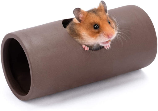 Niteangel Ceramic Hamster Tunnel & Tubes Hideout: for Dwarf Robo Syrian Hamsters Mice Rats or Other Small Animals